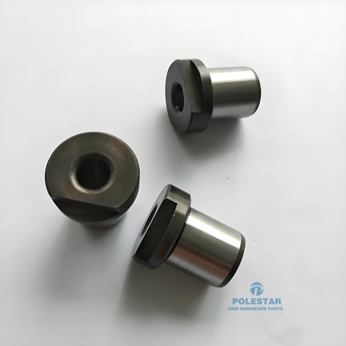 Durability Precision Mechanical Components Precision Machined Metal Parts Round Hex Threaded