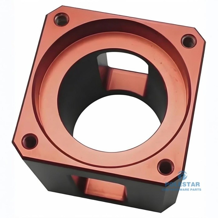 High Pressure Aluminium Die Casting LED Flashlight Housing Parts Mirror Polished
